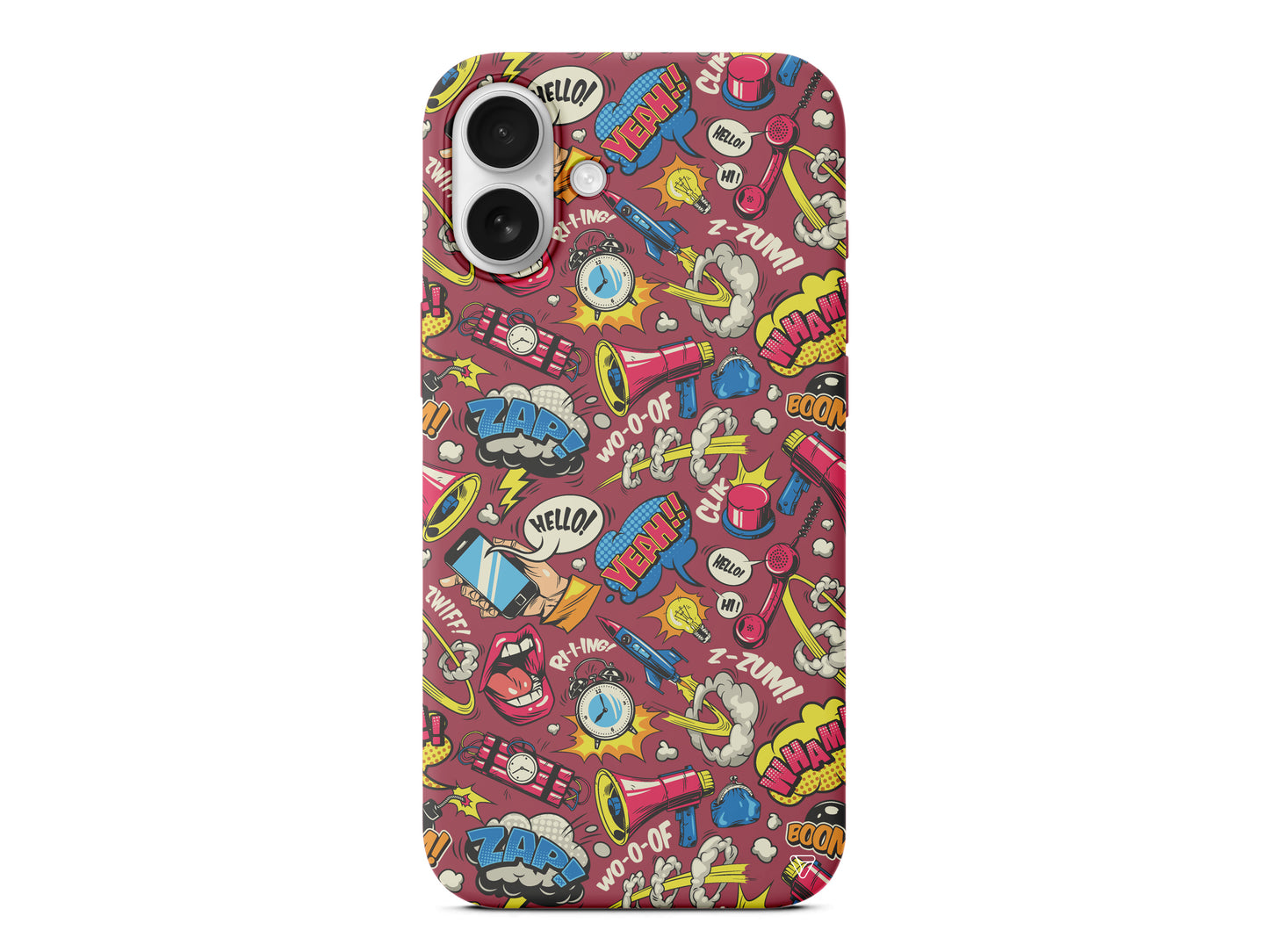 Cizgi Roman Lansman Model İçi Kadife Silikon Telefon Kılıfı