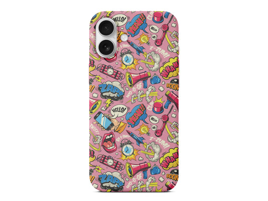 Cizgi Roman Lansman Model İçi Kadife Silikon Telefon Kılıfı – Plus Serisine Özel