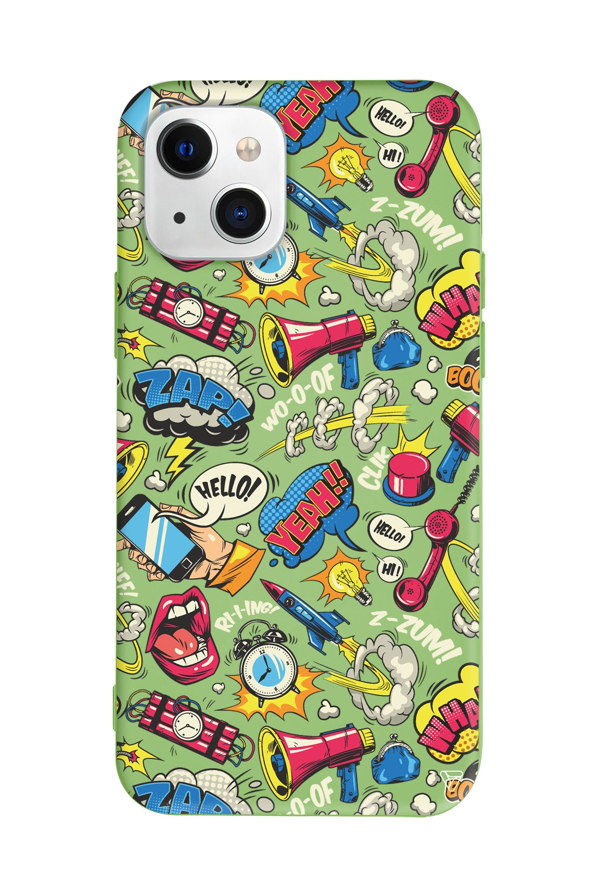 Cizgi Roman Lansman Model İçi Kadife Silikon Telefon Kılıfı