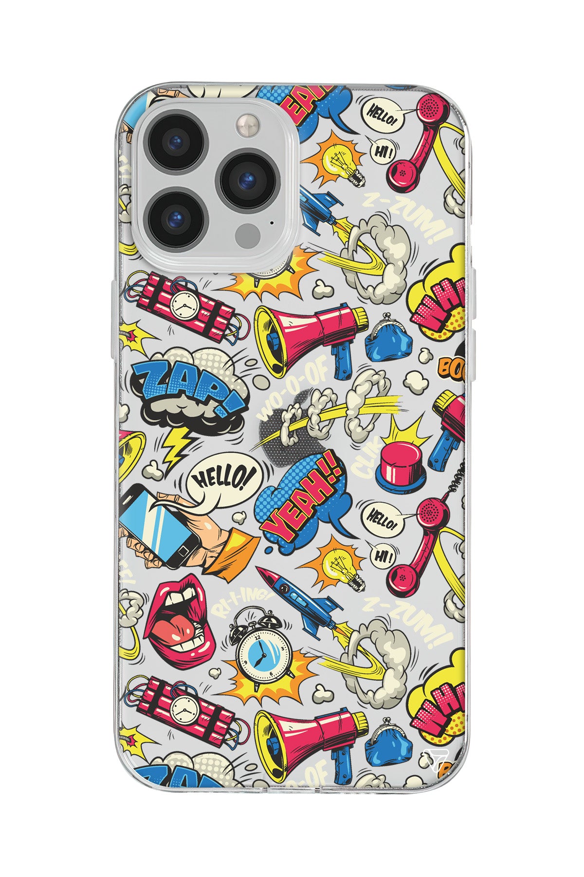 Cizgi Roman Lansman Model İçi Kadife Silikon Telefon Kılıfı