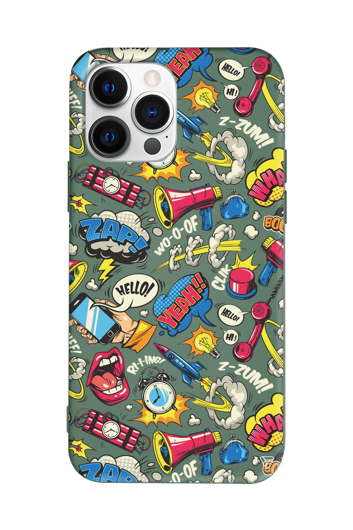 Cizgi Roman Lansman Model İçi Kadife Silikon Telefon Kılıfı