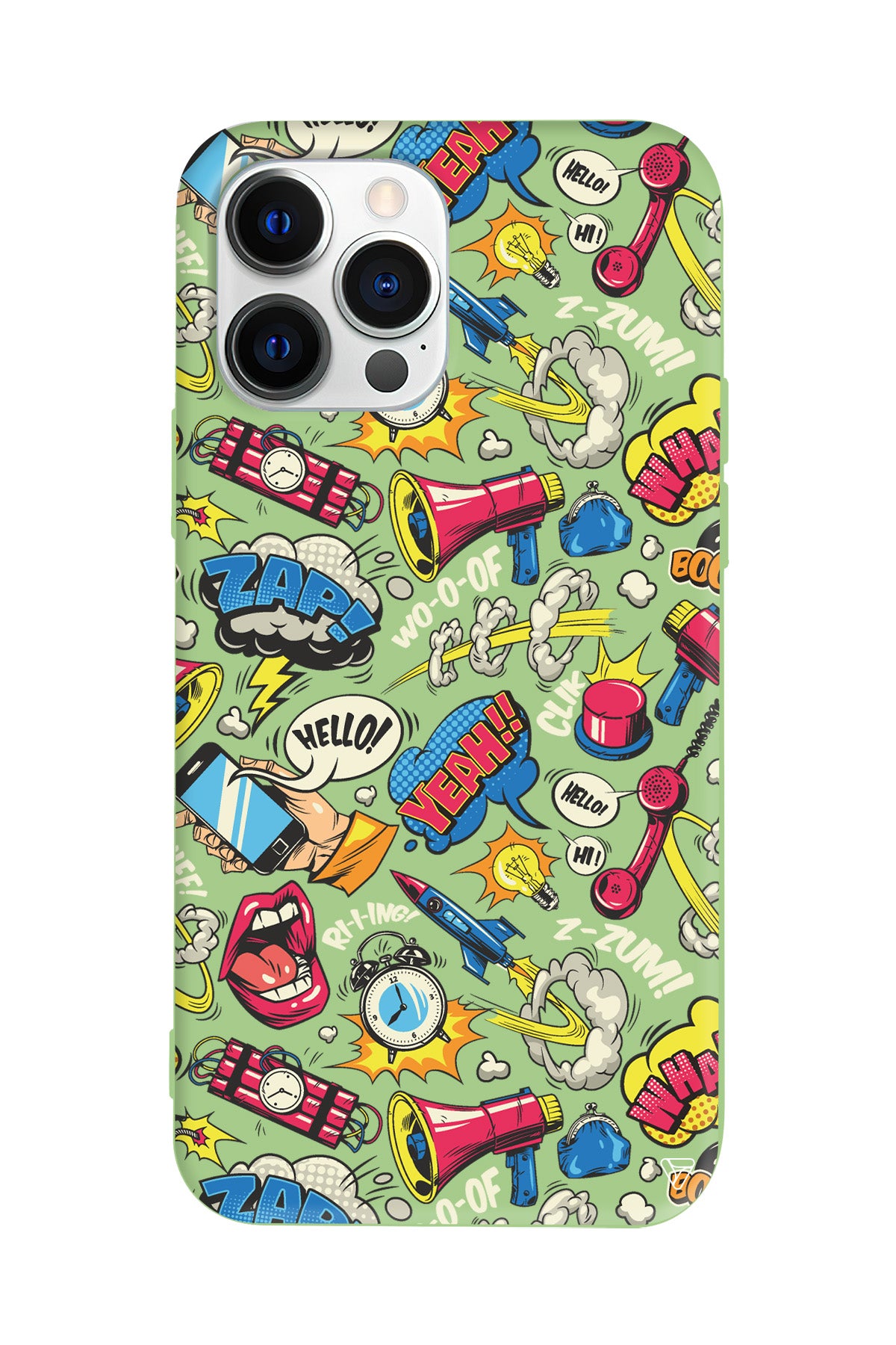 Cizgi Roman Lansman Model İçi Kadife Silikon Telefon Kılıfı