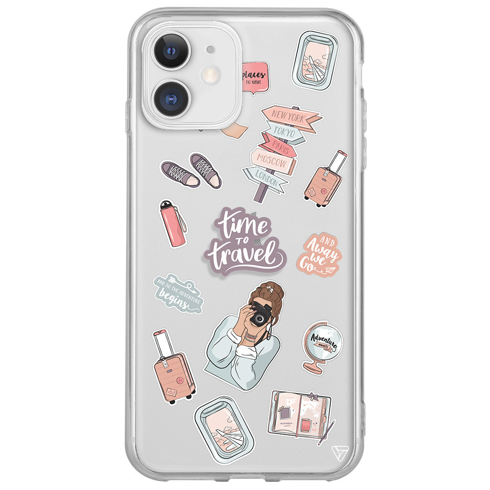 Time Travel Lansman Model İçi Kadife Silikon Telefon Kılıfı