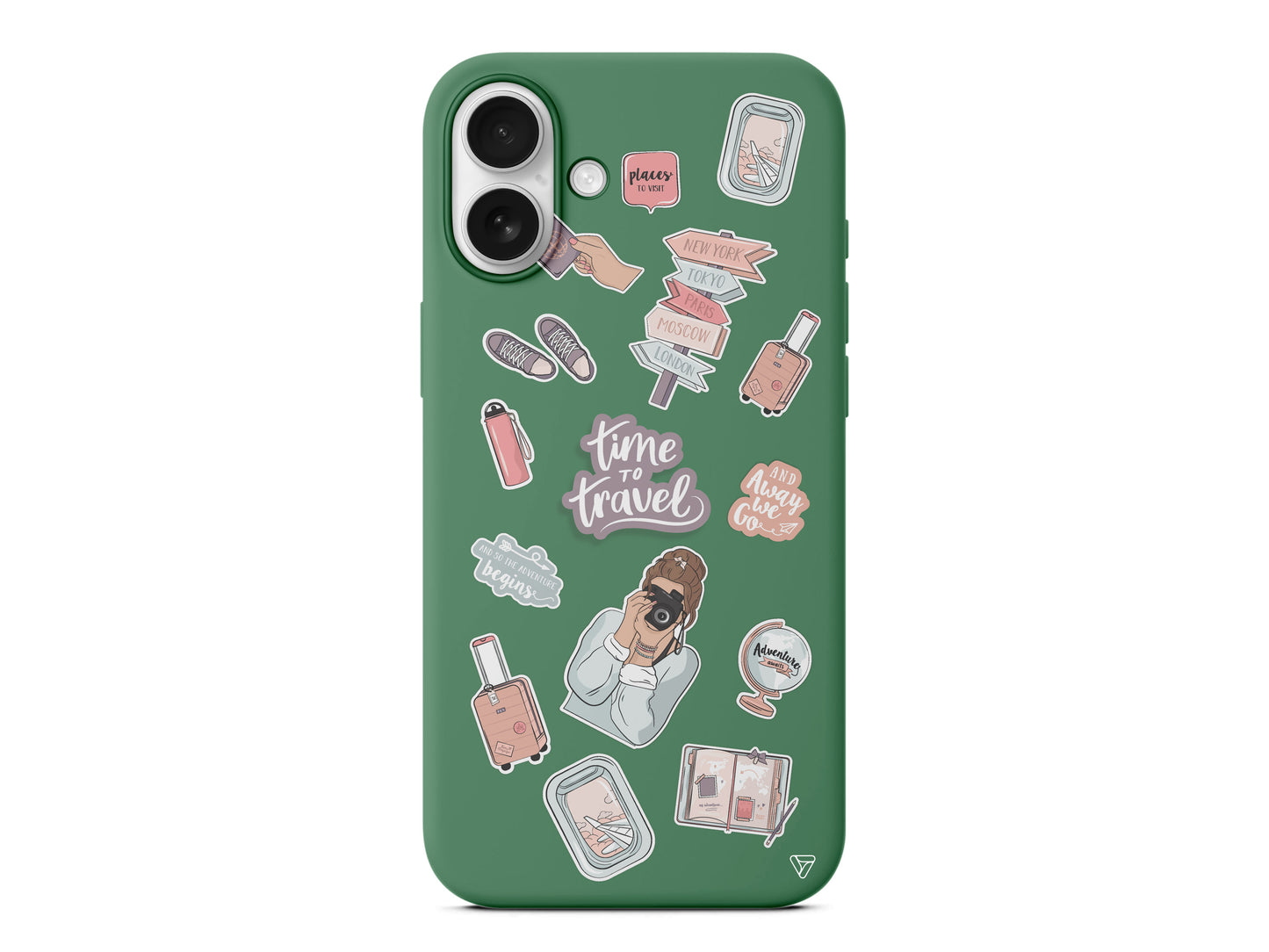 Time Travel Lansman Model İçi Kadife Silikon Telefon Kılıfı – Plus Serisine Özel