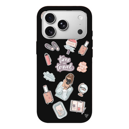 Time Travel Lansman Model İçi Kadife Silikon Telefon Kılıfı
