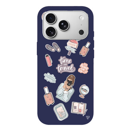 Time Travel Lansman Model İçi Kadife Silikon Telefon Kılıfı