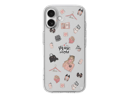 Shine Bright Lansman Model İçi Kadife Silikon Telefon Kılıfı – Plus Serisine Özel
