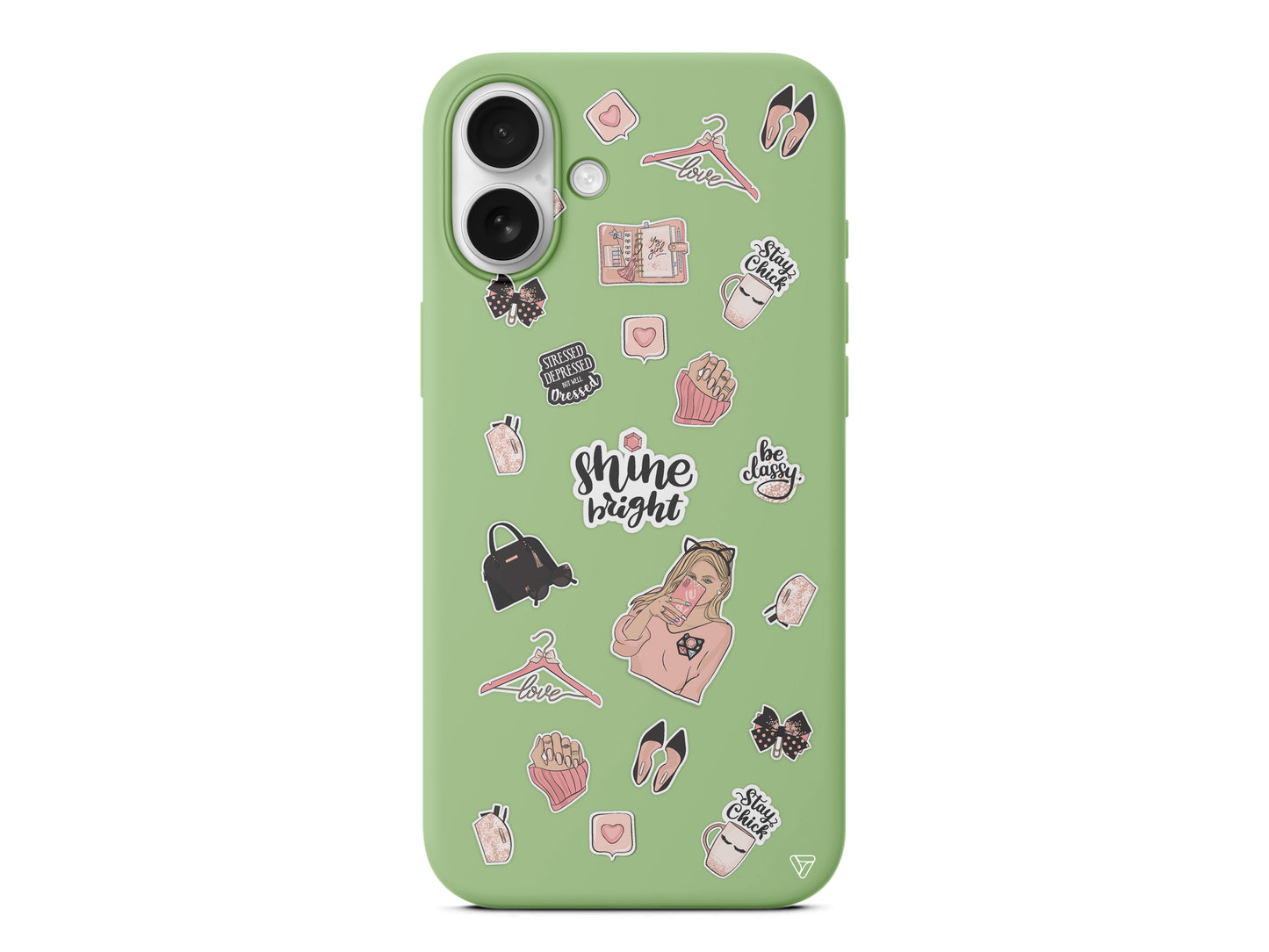 Shine Bright Lansman Model İçi Kadife Silikon Telefon Kılıfı – Plus Serisine Özel