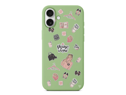 Shine Bright Lansman Model İçi Kadife Silikon Telefon Kılıfı – Plus Serisine Özel