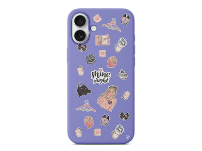 Shine Bright Lansman Model İçi Kadife Silikon Telefon Kılıfı – Plus Serisine Özel