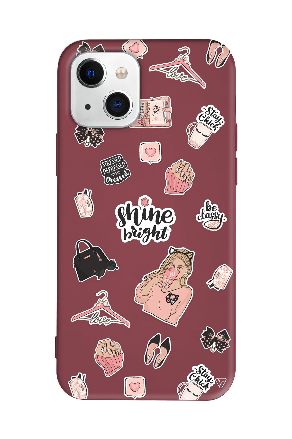 Shine Bright Lansman Model İçi Kadife Silikon Telefon Kılıfı – Plus Serisine Özel