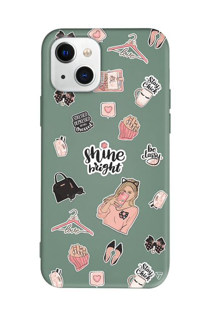 Shine Bright Lansman Model İçi Kadife Silikon Telefon Kılıfı – Plus Serisine Özel