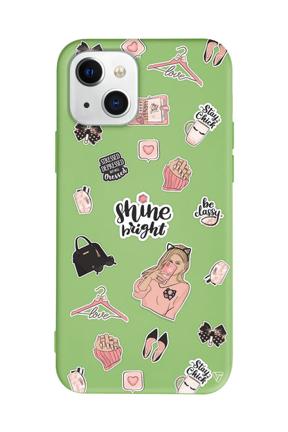 Shine Bright Lansman Model İçi Kadife Silikon Telefon Kılıfı – Plus Serisine Özel