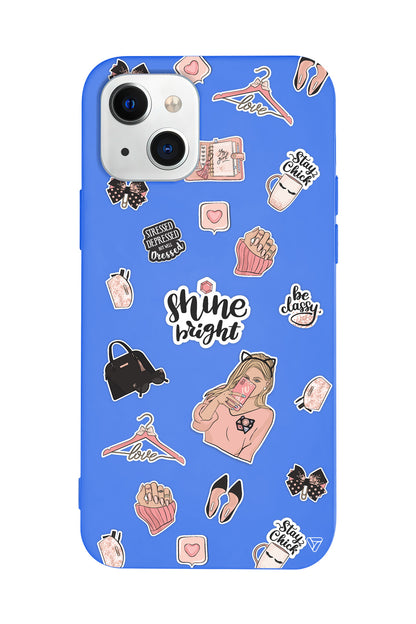 Shine Bright Lansman Model İçi Kadife Silikon Telefon Kılıfı – Plus Serisine Özel