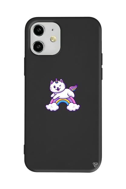 Caticorn Lansman Model İçi Kadife Silikon Telefon Kılıfı