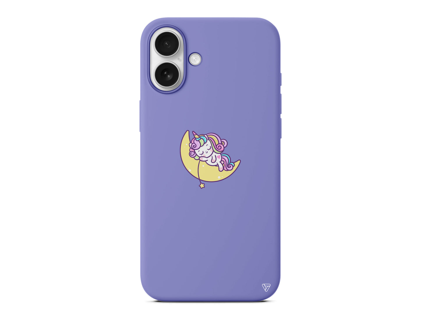 Sleepy Unicorn Lansman Model İçi Kadife Silikon Telefon Kılıfı