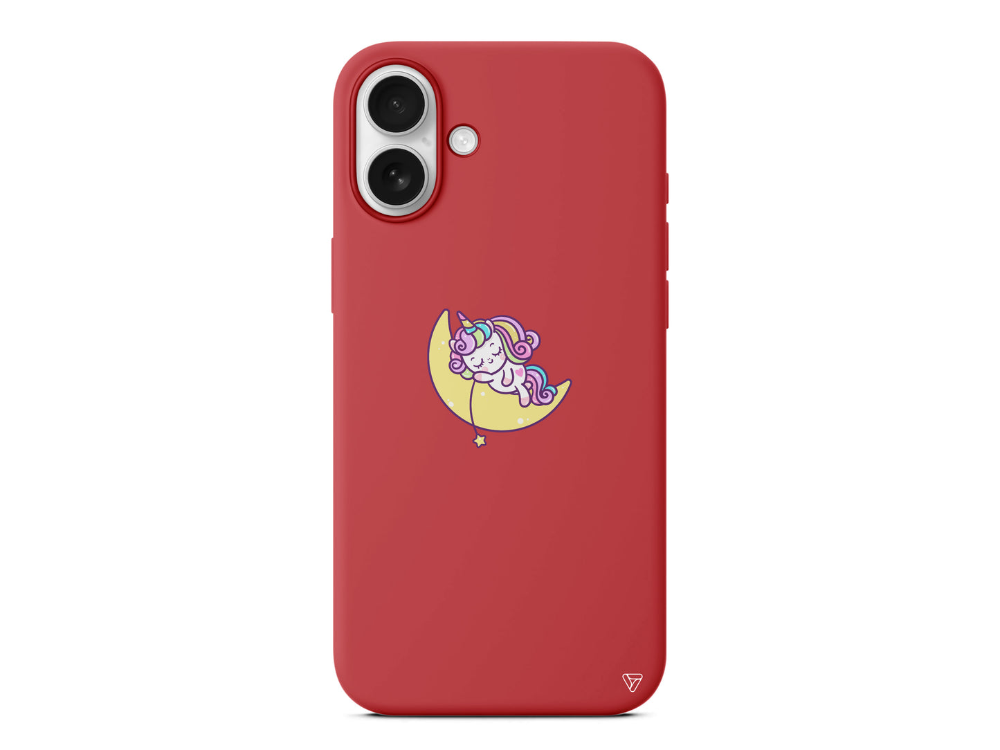 Sleepy Unicorn Lansman Model İçi Kadife Silikon Telefon Kılıfı – Plus Serisine Özel