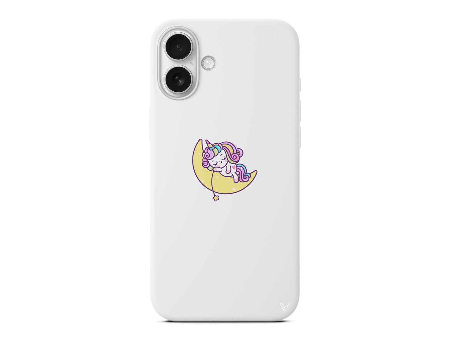 Sleepy Unicorn Lansman Model İçi Kadife Silikon Telefon Kılıfı