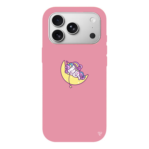 Sleepy Unicorn Lansman Model İçi Kadife Silikon Telefon Kılıfı