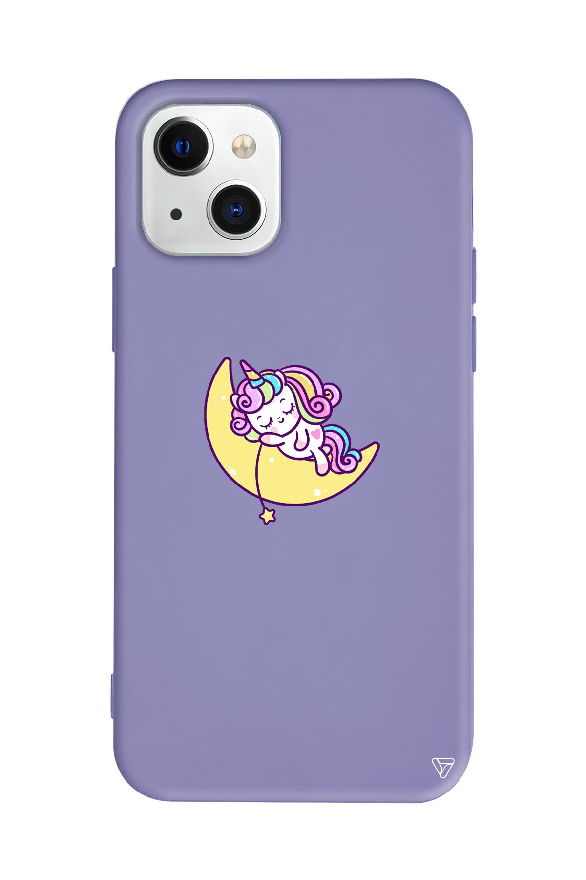 Sleepy Unicorn Lansman Model İçi Kadife Silikon Telefon Kılıfı
