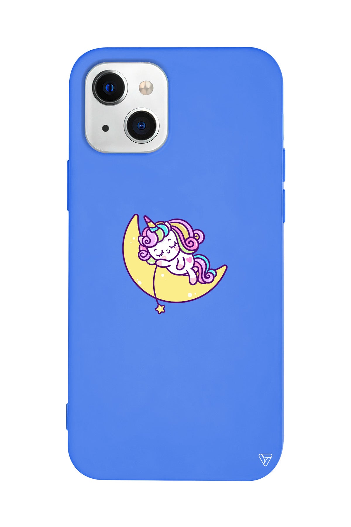 Sleepy Unicorn Lansman Model İçi Kadife Silikon Telefon Kılıfı – Plus Serisine Özel