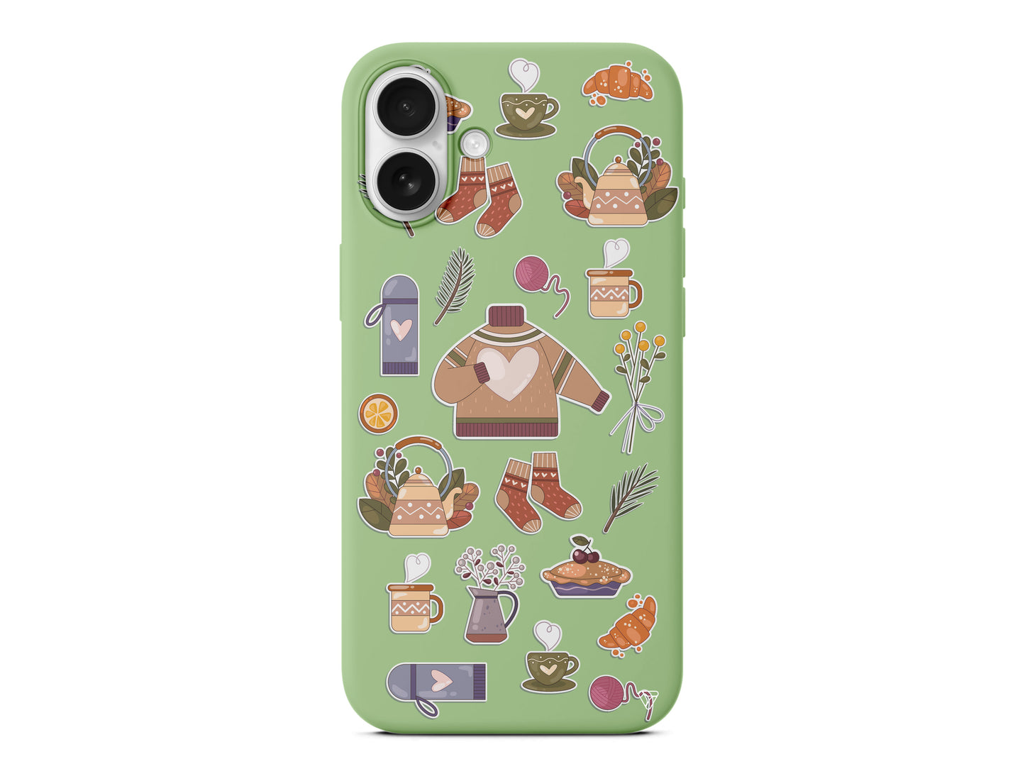 Kış Konsepti Lansman Model İçi Kadife Silikon Telefon Kılıfı – Plus Serisine Özel