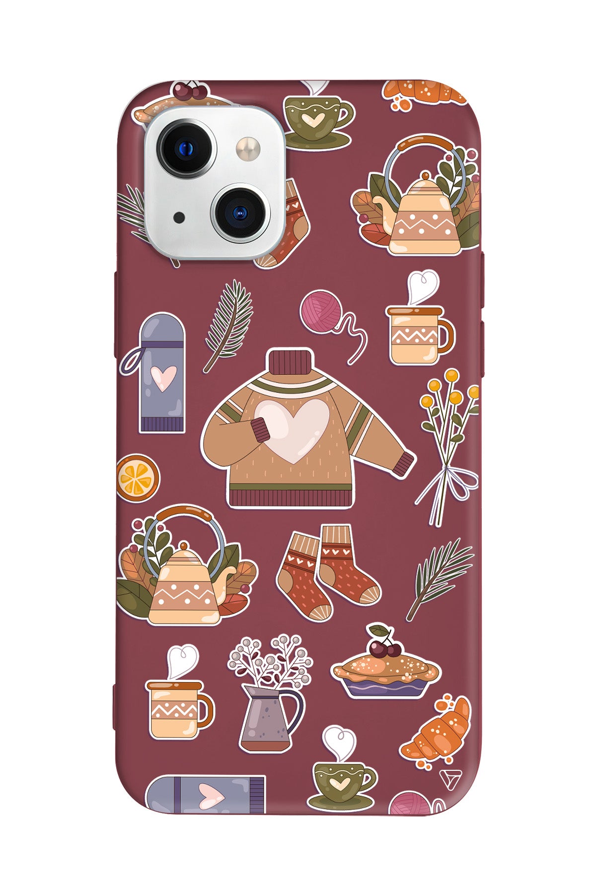 Kış Konsepti Lansman Model İçi Kadife Silikon Telefon Kılıfı – Plus Serisine Özel