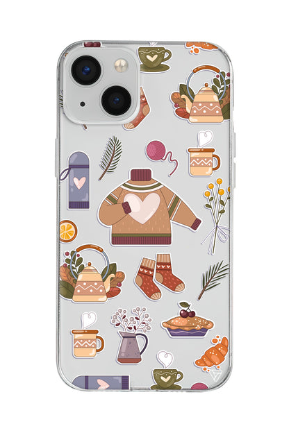 Kış Konsepti Lansman Model İçi Kadife Silikon Telefon Kılıfı – Plus Serisine Özel