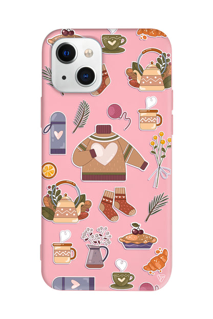 Kış Konsepti Lansman Model İçi Kadife Silikon Telefon Kılıfı – Plus Serisine Özel