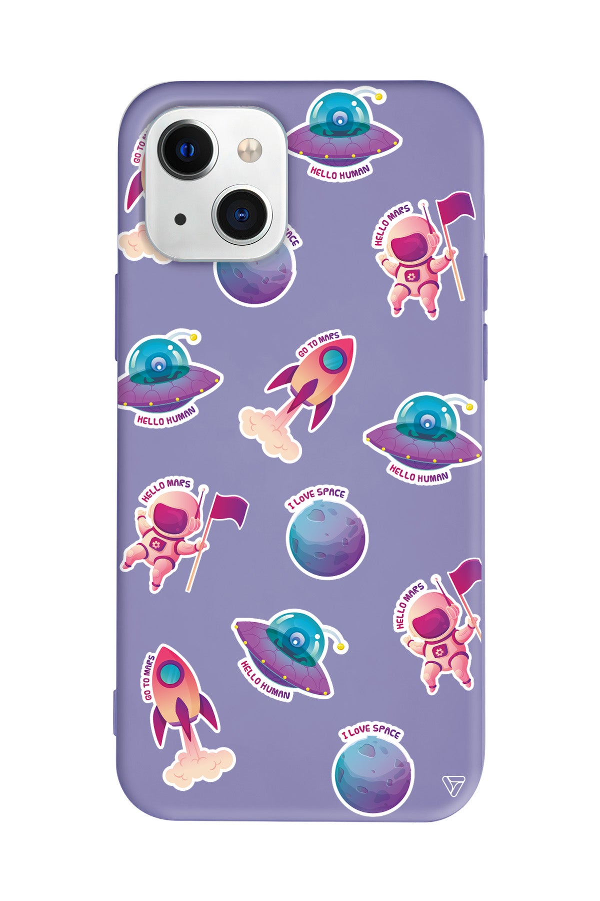 Minik Astronot Lansman Model İçi Kadife Silikon Telefon Kılıfı – Plus Serisine Özel