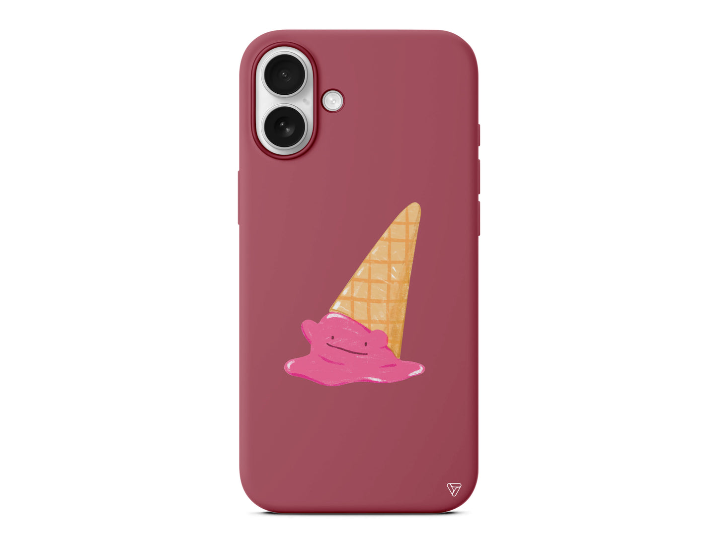 Sevimli Dondurma Lansman Model İçi Kadife Silikon Telefon Kılıfı – Plus Serisine Özel