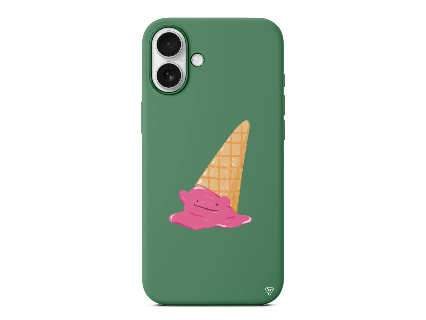 Sevimli Dondurma Lansman Model İçi Kadife Silikon Telefon Kılıfı – Plus Serisine Özel