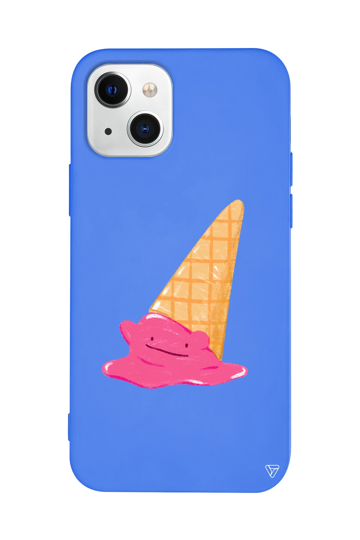 Sevimli Dondurma Lansman Model İçi Kadife Silikon Telefon Kılıfı