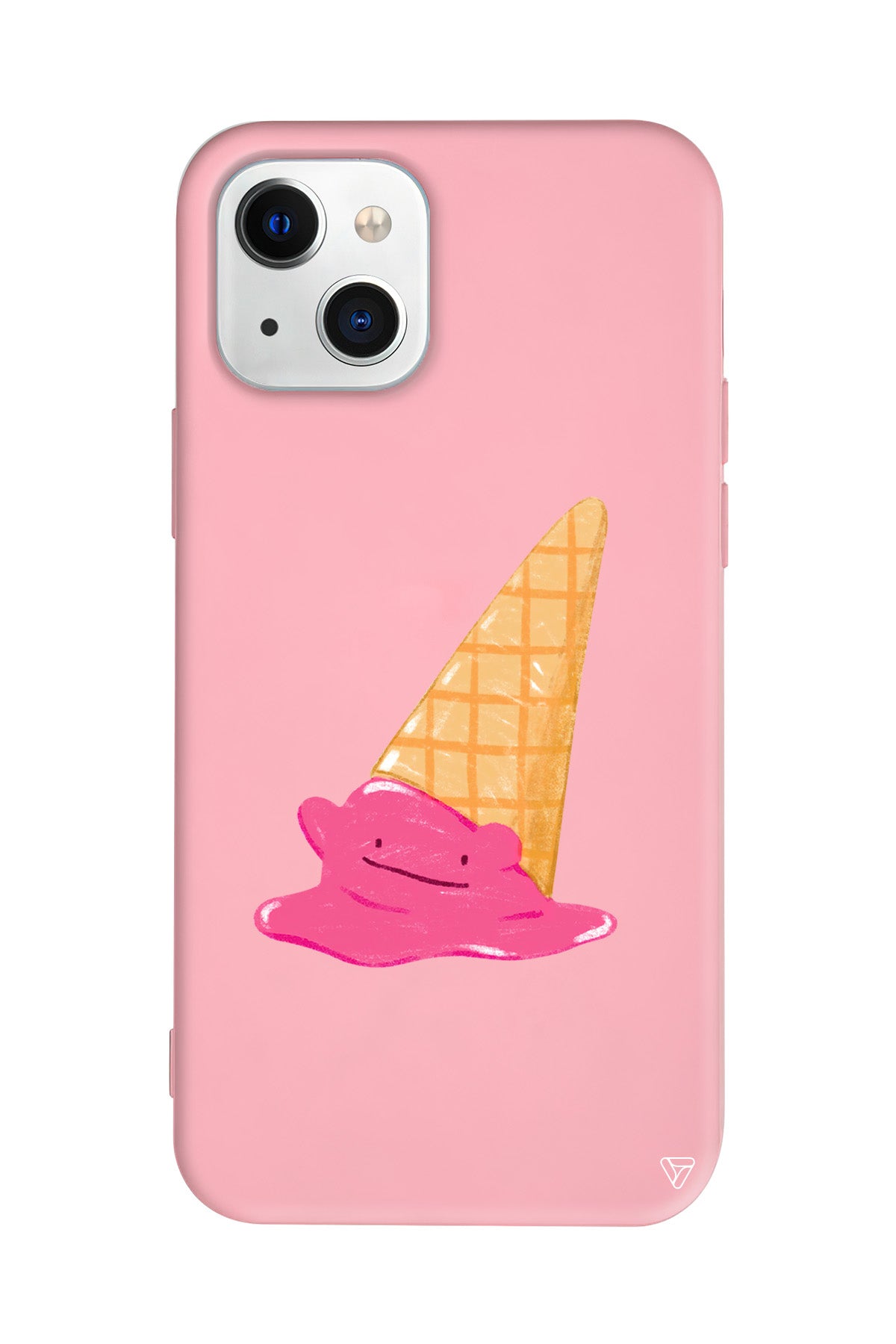 Sevimli Dondurma Lansman Model İçi Kadife Silikon Telefon Kılıfı – Plus Serisine Özel