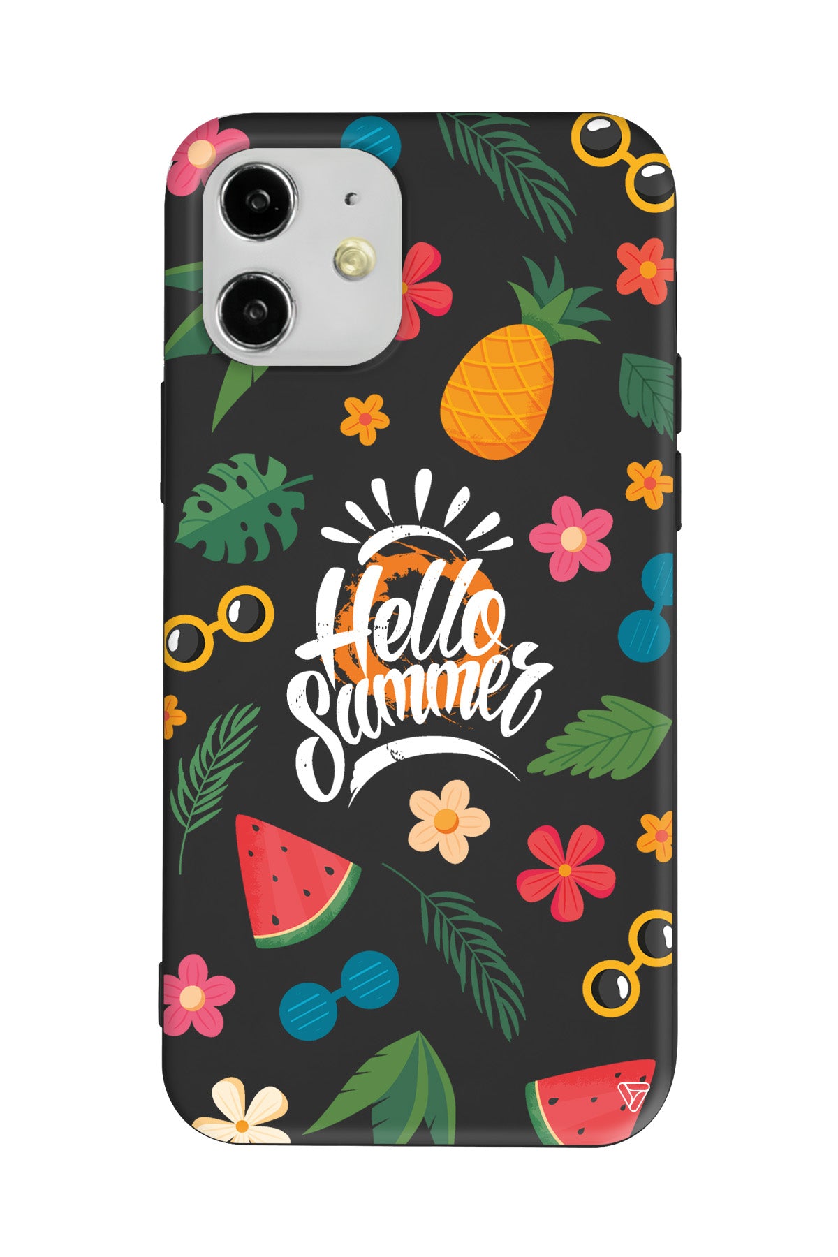 Merhaba Yaz Lansman Model İçi Kadife Silikon Telefon Kılıfı