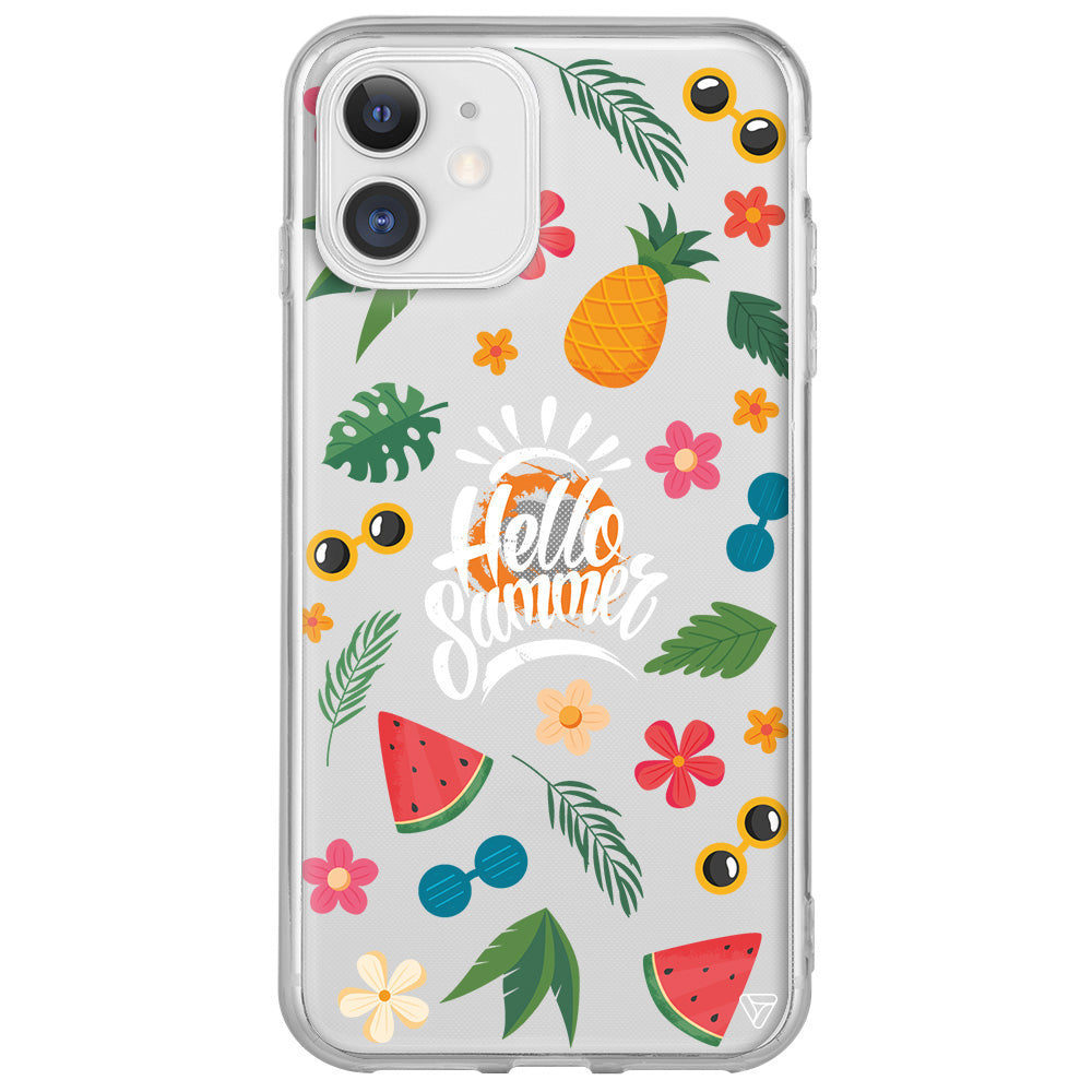 Merhaba Yaz Lansman Model İçi Kadife Silikon Telefon Kılıfı