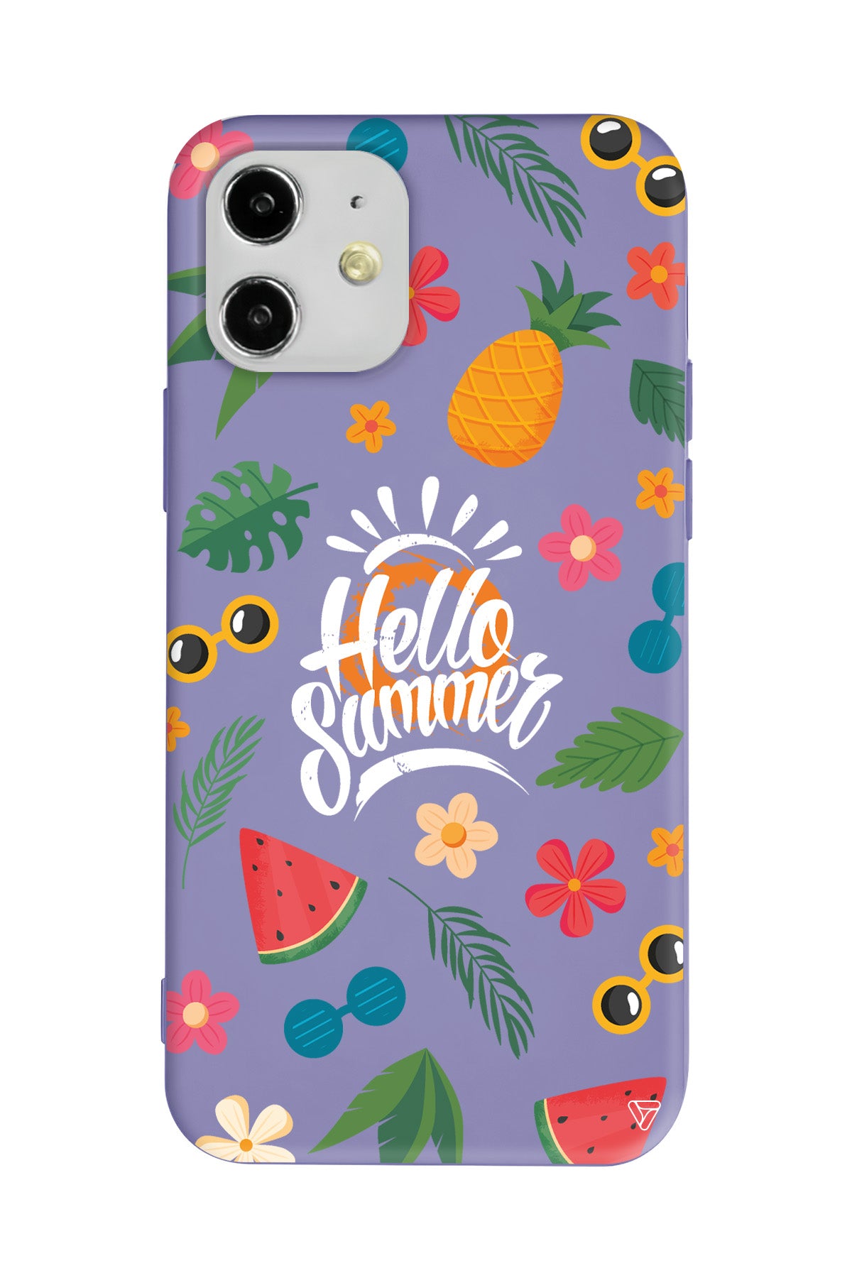 Merhaba Yaz Lansman Model İçi Kadife Silikon Telefon Kılıfı