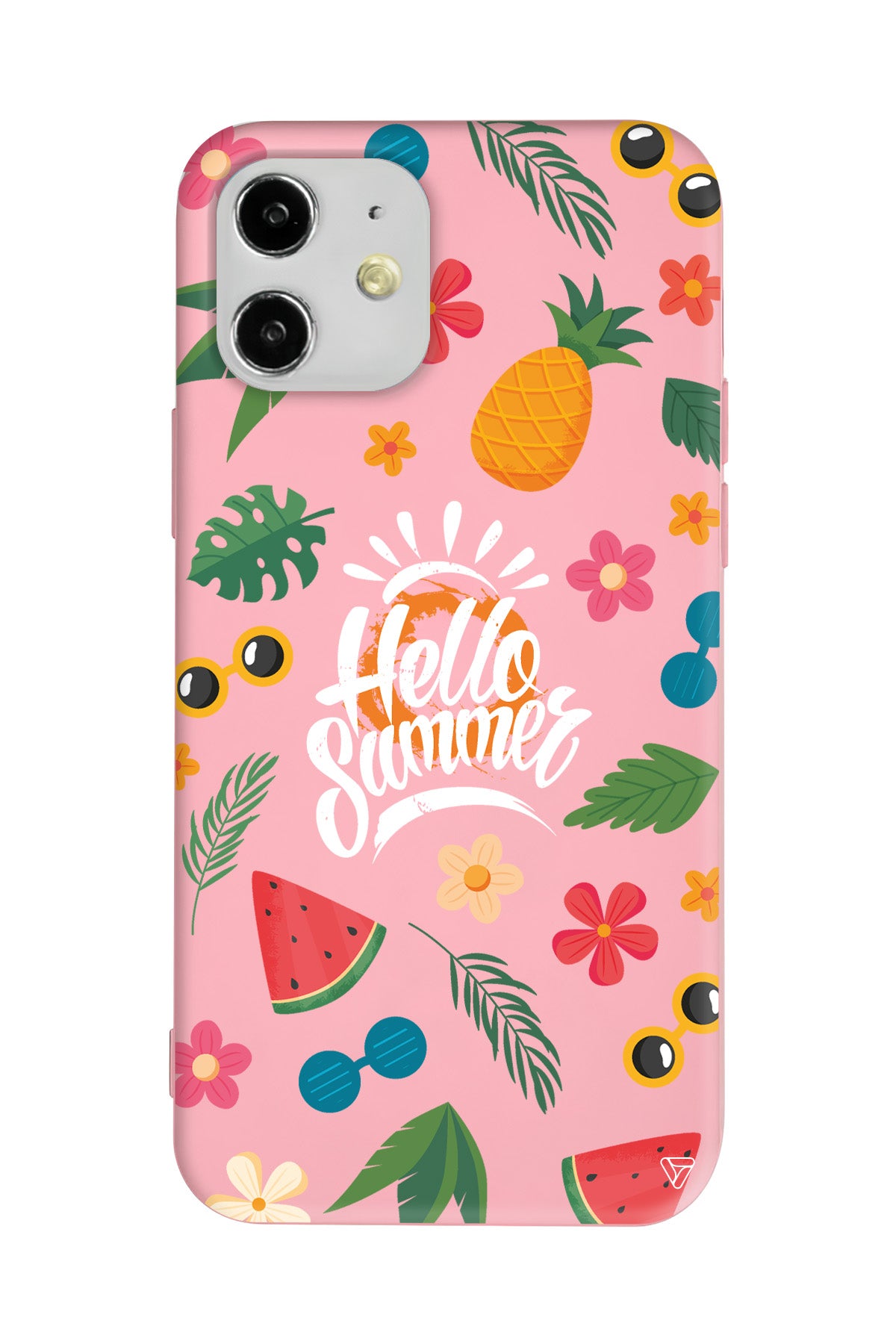 Merhaba Yaz Lansman Model İçi Kadife Silikon Telefon Kılıfı