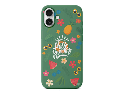 Merhaba Yaz Lansman Model İçi Kadife Silikon Telefon Kılıfı – Plus Serisine Özel