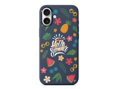 Merhaba Yaz Lansman Model İçi Kadife Silikon Telefon Kılıfı – Plus Serisine Özel