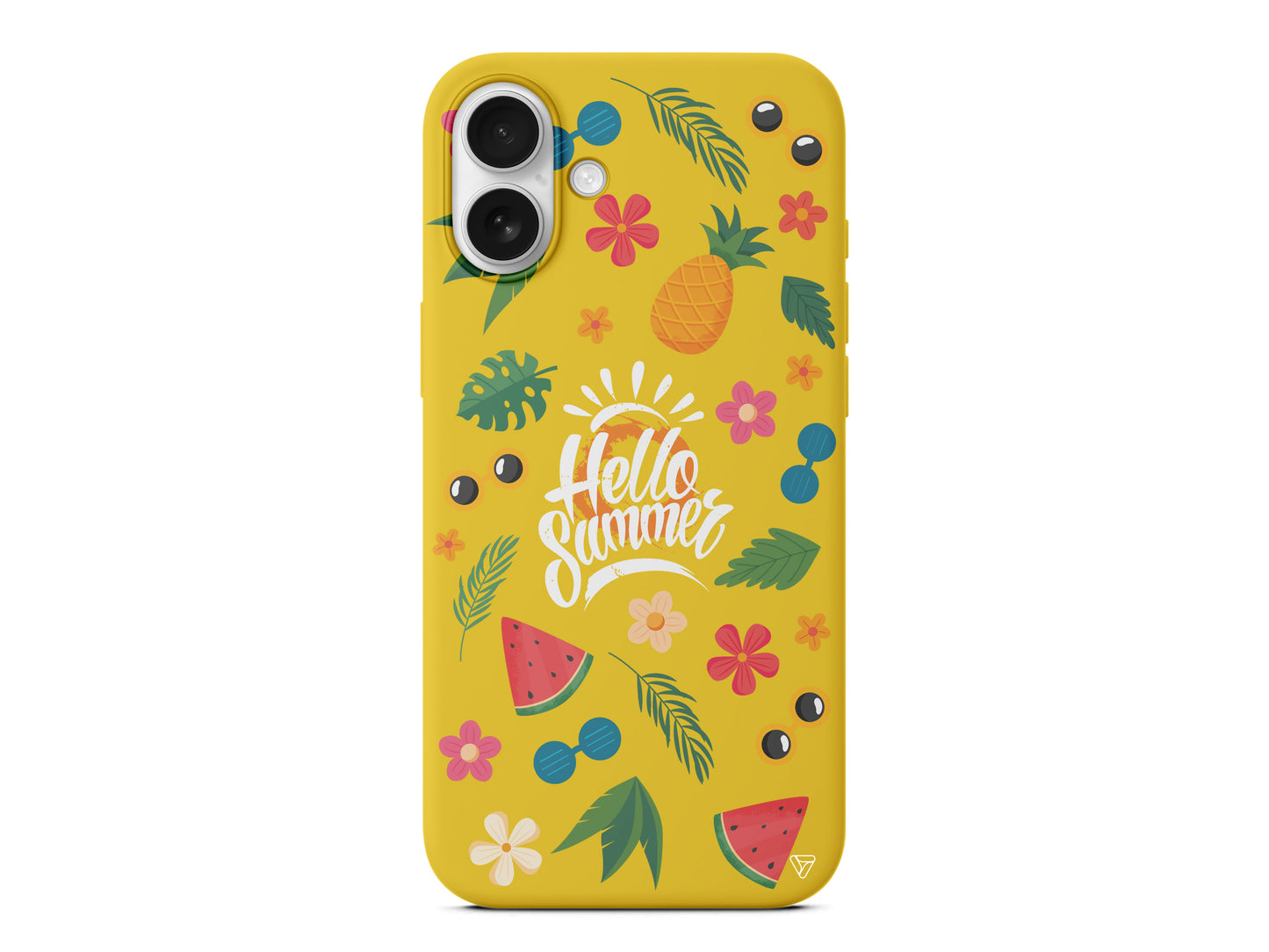 Merhaba Yaz Lansman Model İçi Kadife Silikon Telefon Kılıfı