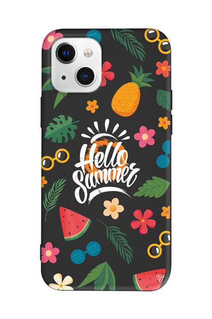 Merhaba Yaz Lansman Model İçi Kadife Silikon Telefon Kılıfı – Plus Serisine Özel