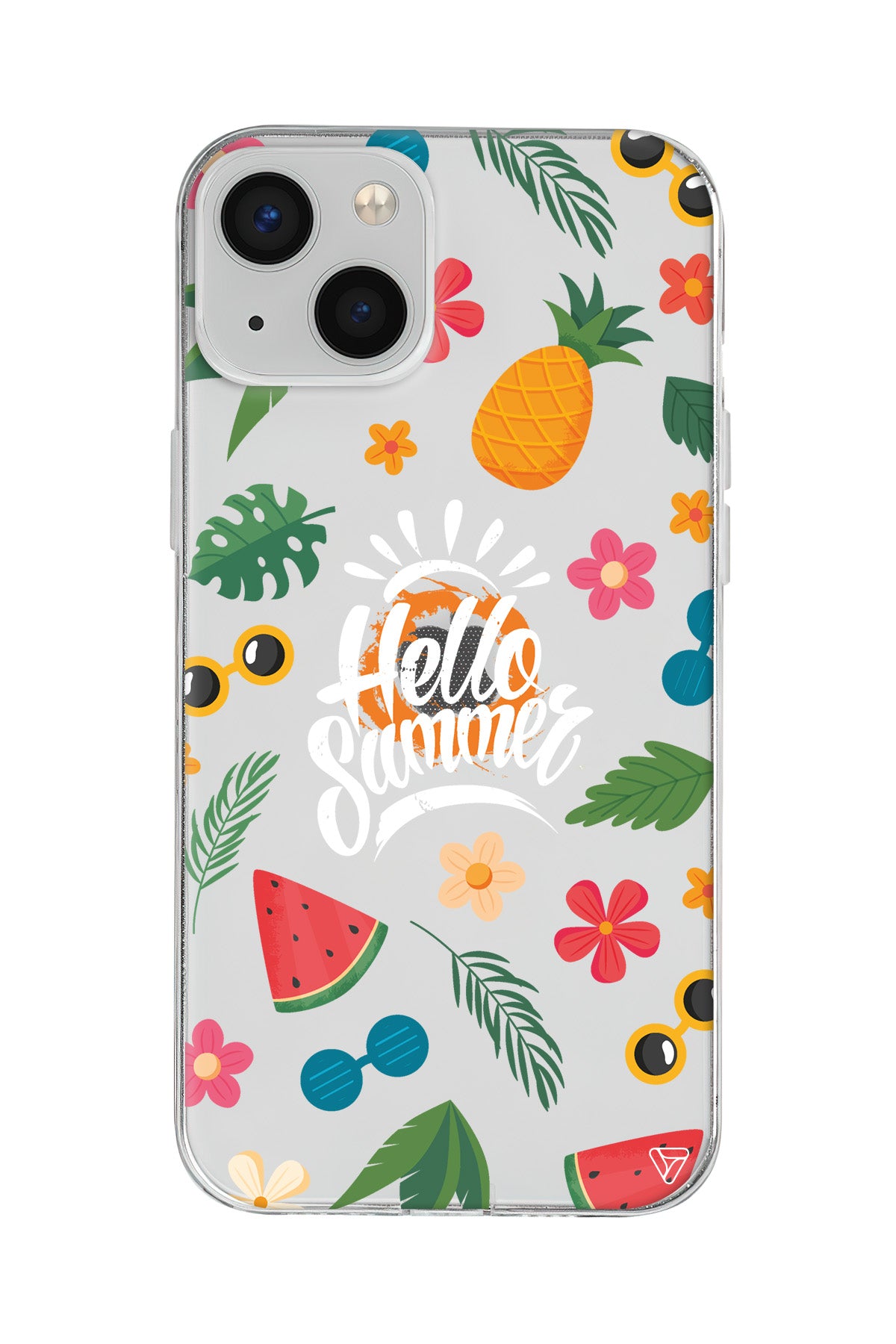 Merhaba Yaz Lansman Model İçi Kadife Silikon Telefon Kılıfı