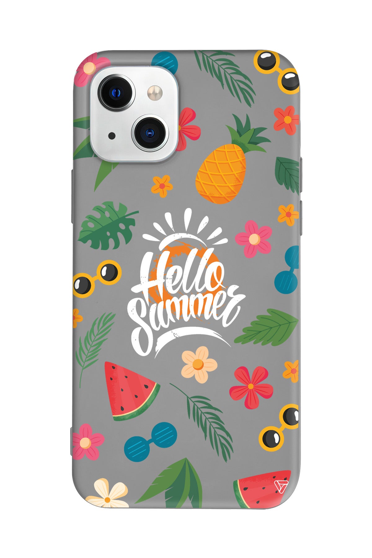 Merhaba Yaz Lansman Model İçi Kadife Silikon Telefon Kılıfı