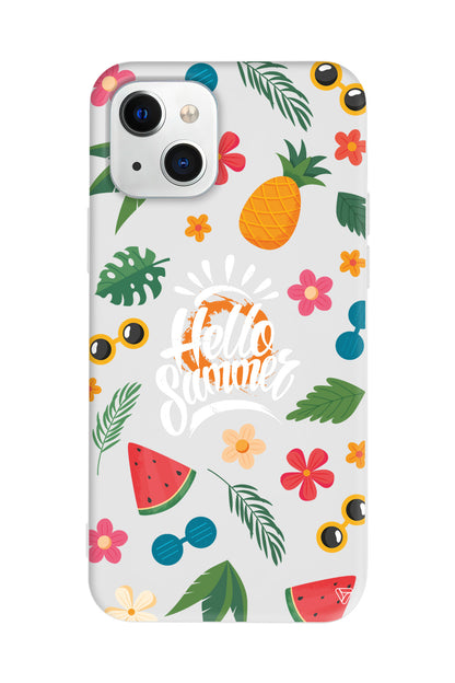 Merhaba Yaz Lansman Model İçi Kadife Silikon Telefon Kılıfı