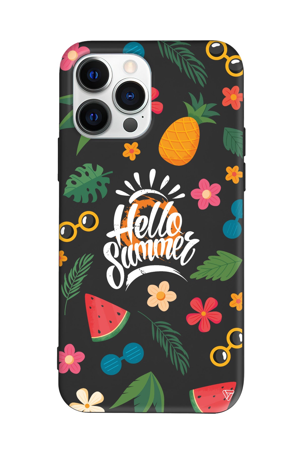 Merhaba Yaz Lansman Model İçi Kadife Silikon Telefon Kılıfı