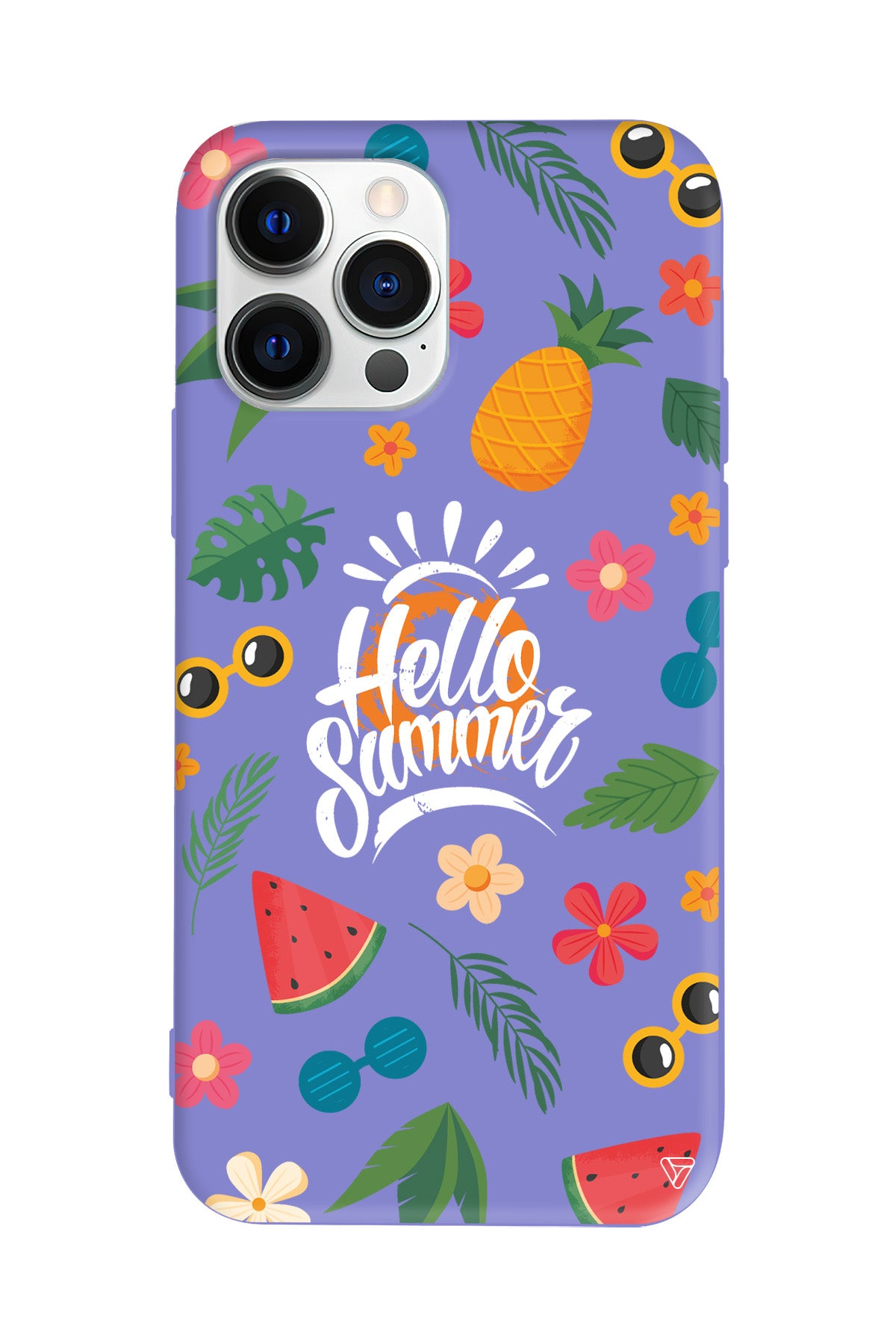 Merhaba Yaz Lansman Model İçi Kadife Silikon Telefon Kılıfı