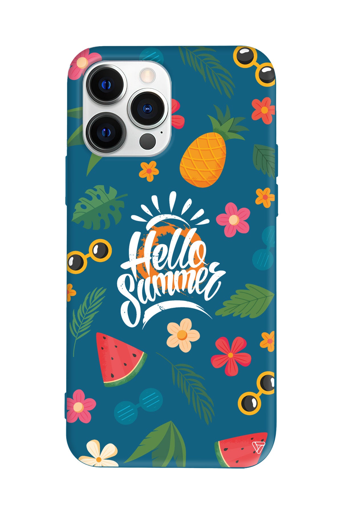 Merhaba Yaz Lansman Model İçi Kadife Silikon Telefon Kılıfı