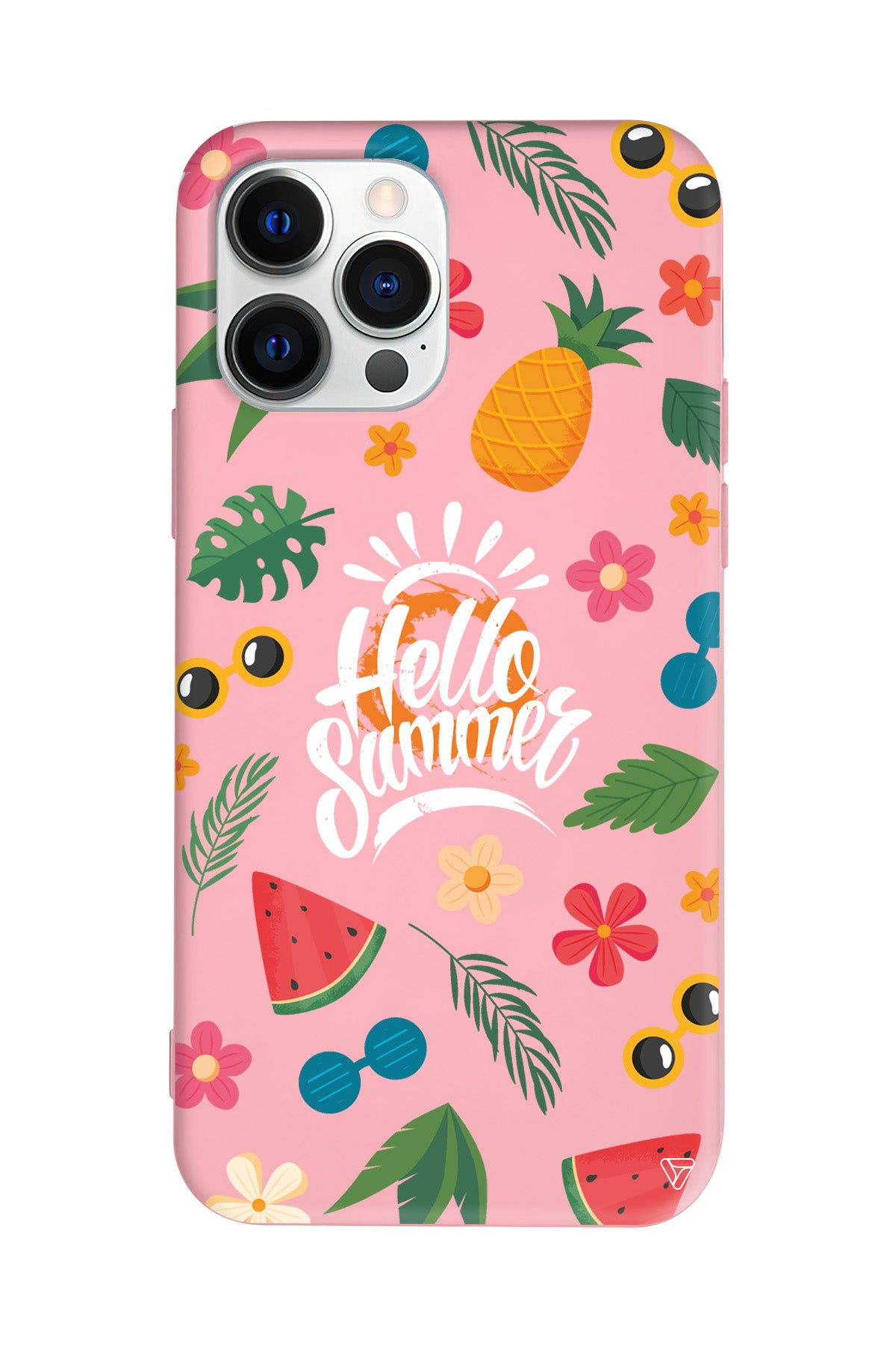 Merhaba Yaz Lansman Model İçi Kadife Silikon Telefon Kılıfı