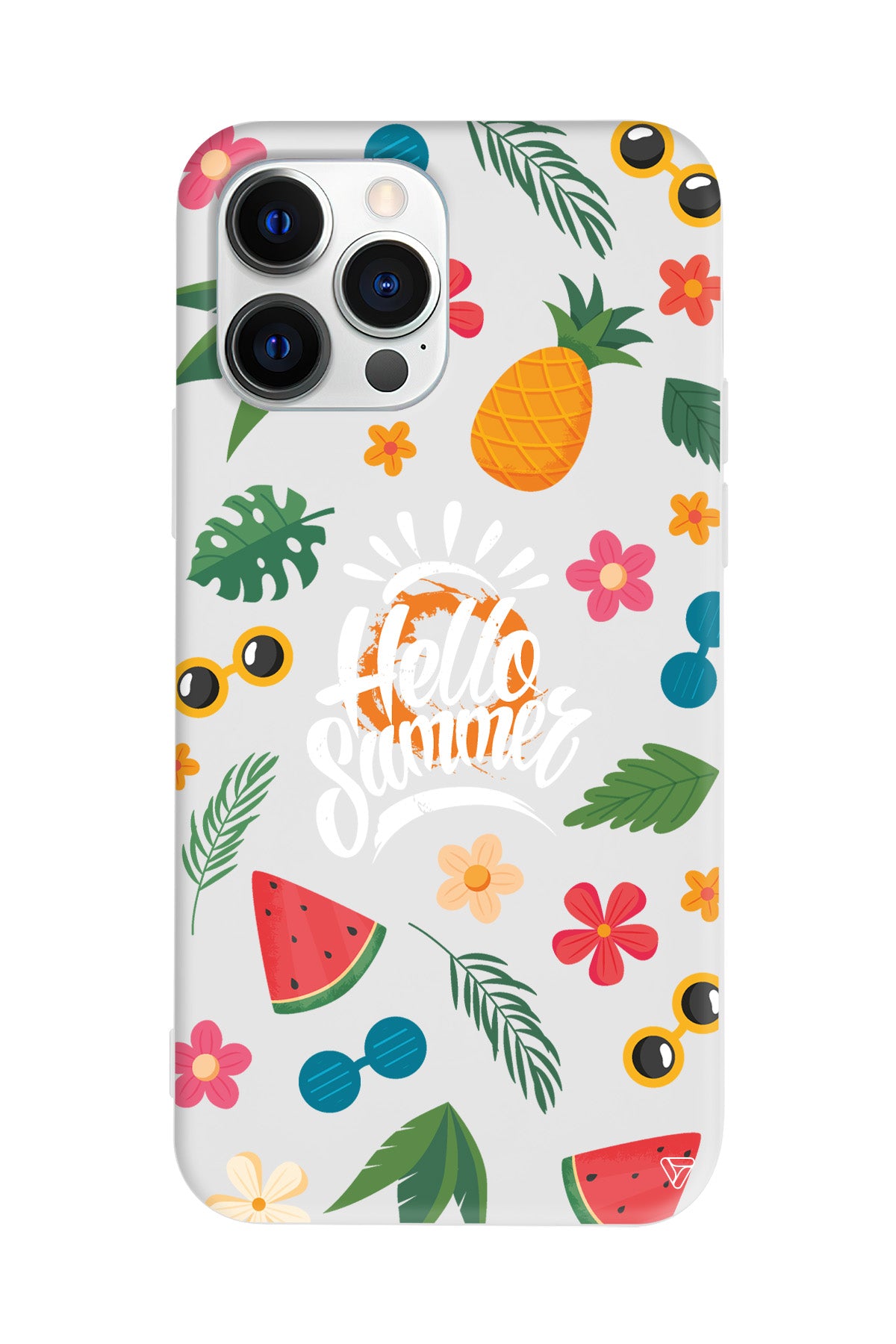 Merhaba Yaz Lansman Model İçi Kadife Silikon Telefon Kılıfı